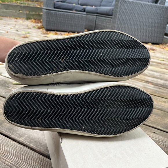 Golden Goose Francy Classic Sneakers Silver White Glitter Star – Size 40 - Picture 7 of 11